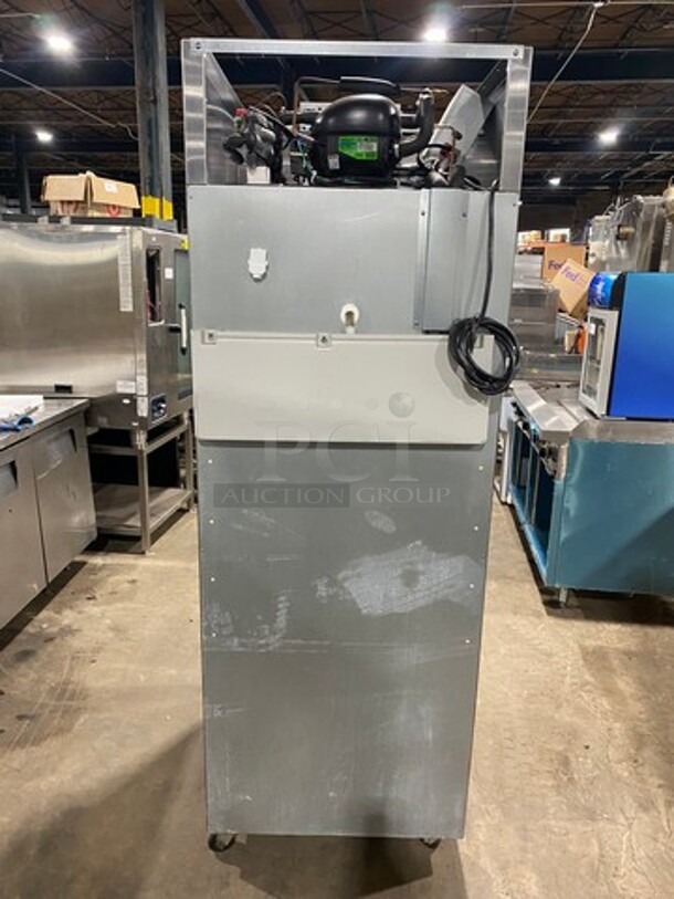 Hoshizaki Commercial Single Door Reach In Cooler! With View Through Door! Poly Drink Racks! Stainless Steel Body! On Casters! Model: CR1SFGECL SN: H50277E 115V 60HZ 1 Phase - Image 2 of 9