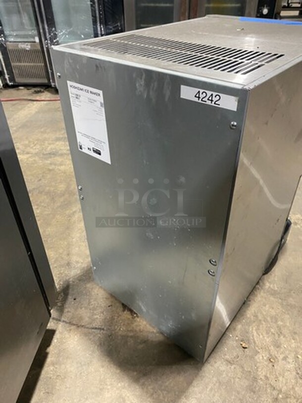 WOW! Hoshizaki Commercial Countertop Refrigerated Ice Maker/Dispenser And Water Dispenser! All Stainless Steel! With Legs! Model: DCM270BAH SN: F00087H 115/120V 60HZ 1 Phase - Image 5 of 10