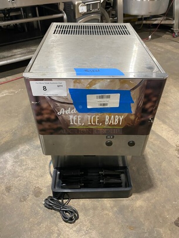 WOW! Hoshizaki Commercial Countertop Refrigerated Ice Maker/Dispenser And Water Dispenser! All Stainless Steel! With Legs! Model: DCM270BAH SN: E07157K 115/120V 60HZ 1 Phase - Image 1 of 7