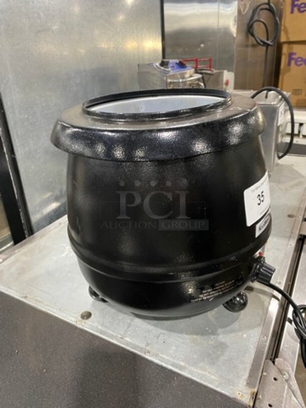 Kool More Commercial Countertop Food Warmer Soup Kettle! Model: SKBK3G SN: 21HL70810955 110V 60HZ 1 Phase - Image 2 of 7