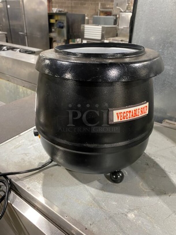 Kool More Commercial Countertop Food Warmer Soup Kettle! Model: SKBK3G SN: 21HL70810955 110V 60HZ 1 Phase - Image 3 of 7