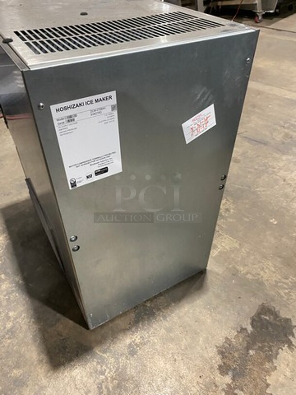 WOW! Hoshizaki Commercial Countertop Refrigerated Ice Maker/Dispenser And Water Dispenser! All Stainless Steel! With Legs! Model: DCM270BAH SN: E06216G 115/120V 60HZ 1 Phase - Image 4 of 8