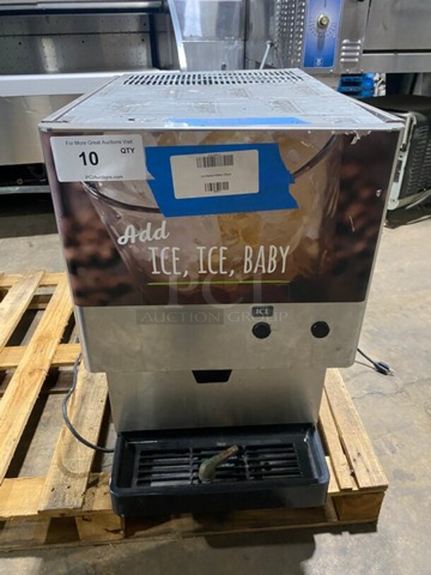 WOW! Hoshizaki Commercial Countertop Refrigerated Ice Maker/Dispenser And Water Dispenser! All Stainless Steel! With Legs! Model: DCM270BAH SN: E05091C 115/120V 60HZ 1 Phase - Image 1 of 8