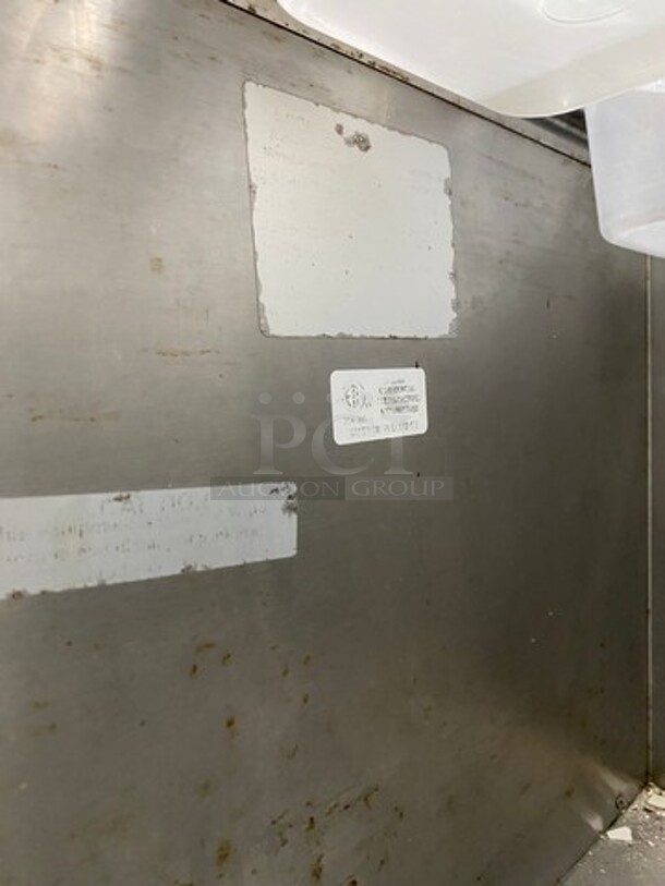 Leader Commercial Electric Powered Cold Pan! With Commercial Cutting Board! With Sneeze Guard! With Storage Space Underneath! Solid Stainless Steel! On Casters! - Image 7 of 8