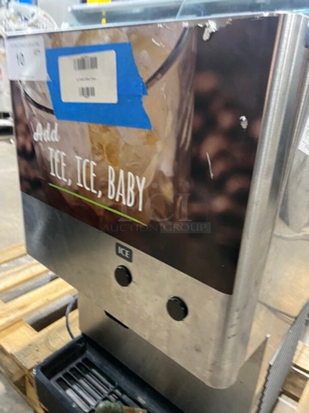 WOW! Hoshizaki Commercial Countertop Refrigerated Ice Maker/Dispenser And Water Dispenser! All Stainless Steel! With Legs! Model: DCM270BAH SN: E05091C 115/120V 60HZ 1 Phase - Image 6 of 8
