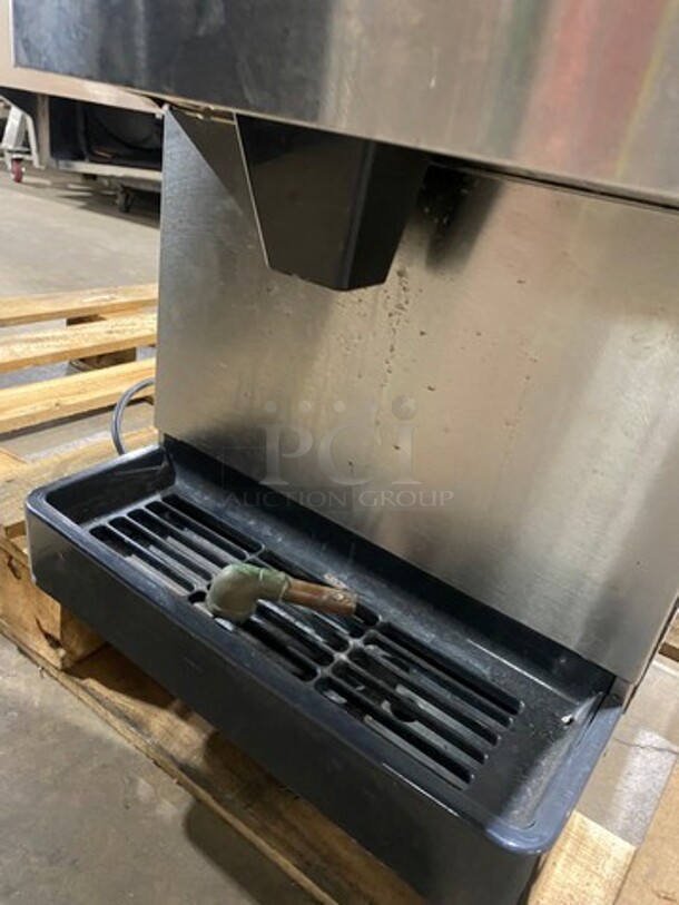 WOW! Hoshizaki Commercial Countertop Refrigerated Ice Maker/Dispenser And Water Dispenser! All Stainless Steel! With Legs! Model: DCM270BAH SN: E05091C 115/120V 60HZ 1 Phase - Image 7 of 8