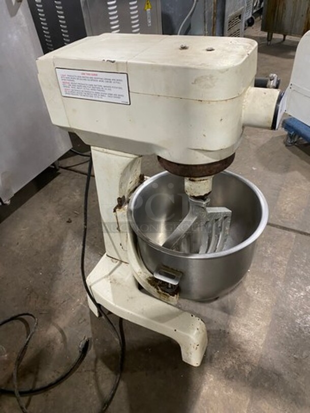 Berkel Commercial 20QT Planetary Mixer! With Mixing Bowl! With Paddle Attachment! WORKING WHEN REMOVED! Model: BX20 SN: 9251100101947 115V 60HZ 1 Phase - Image 2 of 9