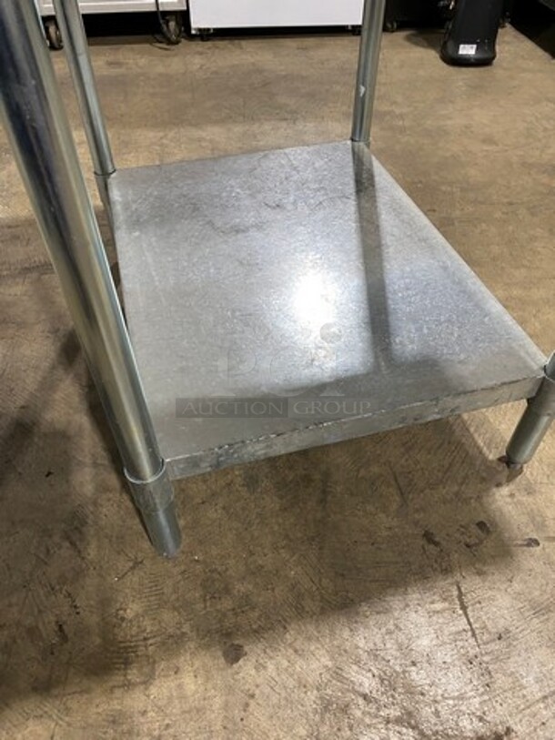 Solid Stainless Steel Work Top/ Prep Table! With Storage Space Underneath! On Legs! - Image 6 of 7