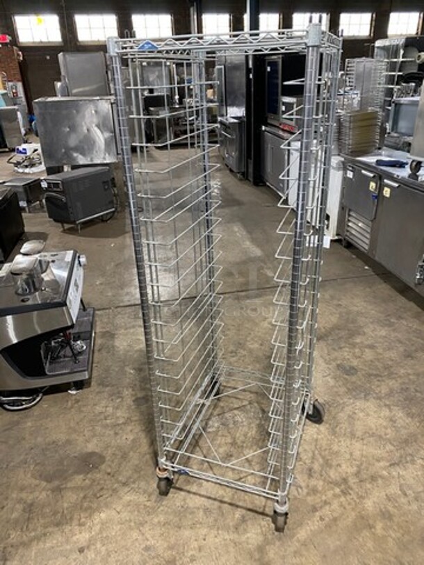 Metal Commercial Pan Transport Rack! On Casters! - Image 3 of 6