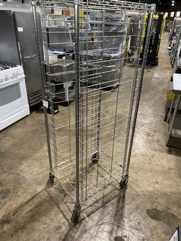 Metal Commercial Pan Transport Rack! On Casters! - Image 4 of 6