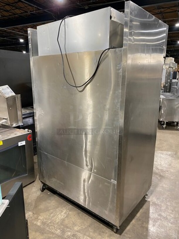 True Commercial 2 Door Reach In Cooler! With Poly Coated Racks! All Stainless Steel! On Casters! Model: TR2R2S SN: 5027494 115V 60HZ 1 Phase - Image 3 of 12