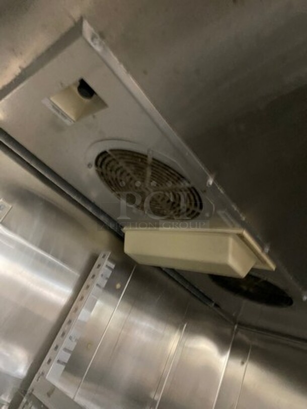 True Commercial 2 Door Reach In Cooler! With Poly Coated Racks! All Stainless Steel! On Casters! Model: TR2R2S SN: 5027494 115V 60HZ 1 Phase - Image 8 of 12