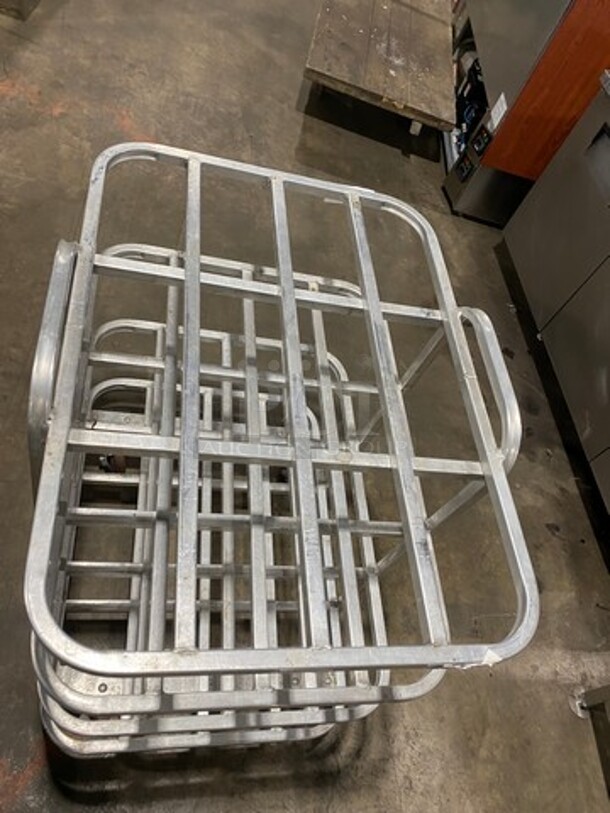 Win Holt Commercial Aluminum Mobile Merchandise Display Cart! On Casters Model: AVT42637PU - Image 4 of 7