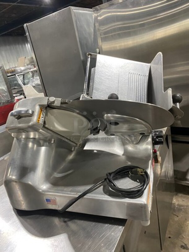 Berkel Commercial Countertop Meat/Deli Slicer! All Stainless Steel! Model: 9191 SN: 9365111105091 115V 60HZ 1 Phase - Image 3 of 9