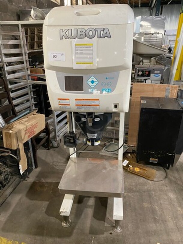 Kubota Commercial Automatic Rice Washing Machine! Model: KP720NA-UL SN: 10008 120V