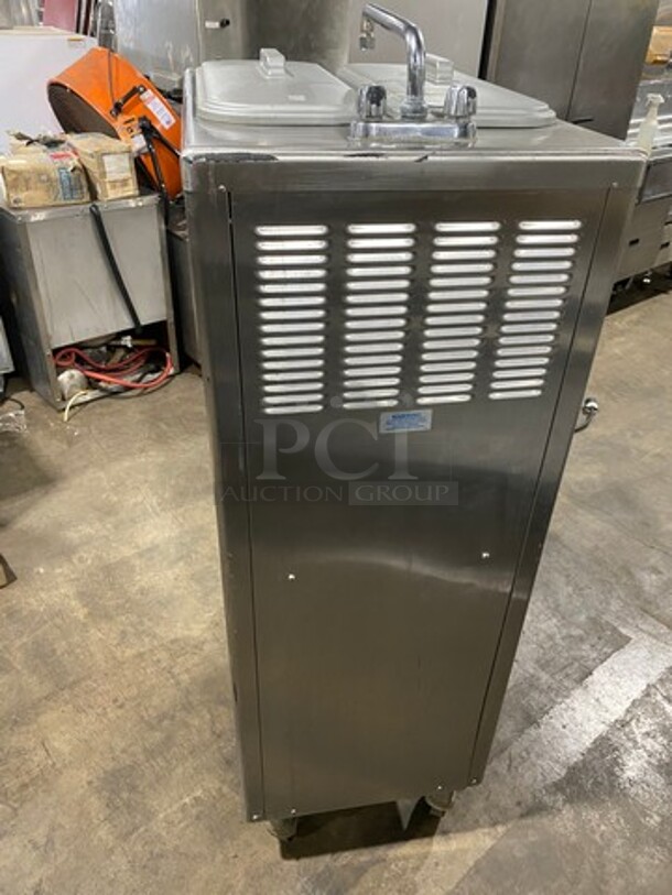 Taylor Commercial 3 Flavor Soft Serve Ice Cream Machine! All Stainless Steel! On Casters! Model: 79433 SN: J5013086 208/230V 60HZ 3 Phase - Image 3 of 11