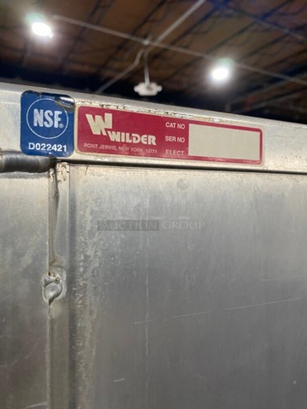 Wilder Commercial Single Door Food Warmer/Proofer Cabinet! Stainless Steel! On Casters! - Image 8 of 9