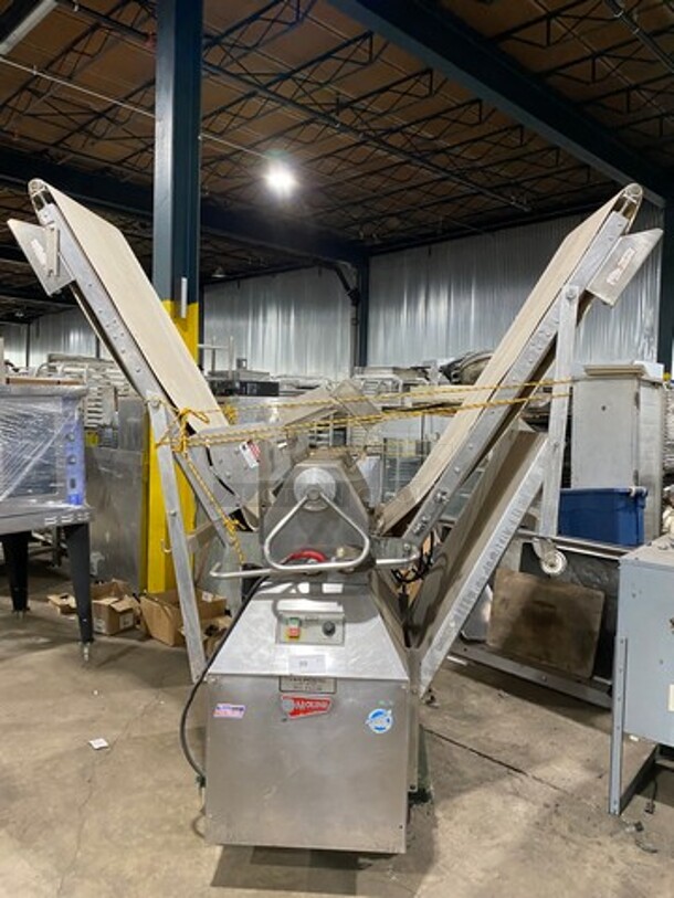 Moline Floor Style Commercial Dough Sheeter/Molder! WORKING WHEN REMOVED!