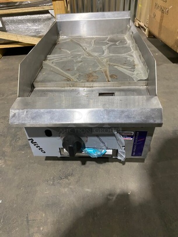 WOW! NEW! LATE MODEL! 2021 Rocket Commercial Countertop Gas Powered Flat Top Griddle! With Back And Side Splashes! All Stainless Steel! On Legs! Model: RCPGT15GCT SN: 2572482106250198