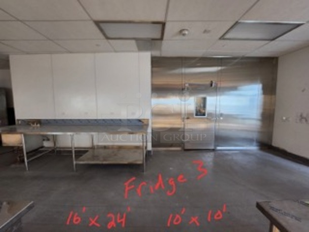 BRAND NEW! Custom Unit Was Installed and Then Removed and Never Used. 3 Pacific Walk In Boxes w/ 22'x60'x10' Cooler Box, 16'x24'x10' Cooler Box and 22'x25'x10' Freezer Box That Turns Into Blast Chiller Room! Comes w/ 2 Chase Slider Doors 1900RLSM w/ FULLY AUTOMATIC Operation 230 Volt, 3 Phase, 3 Doors, 5 OmniTemp OIJ-WC-V-1-0-3-4 208/230 Volt, 3 Phase Compressors, 6 KLP320MA-S1D-ESTM81 115 Volts, 1 Phase Evaporator Fans. 3 Times Your Bid! - Image 12 of 12