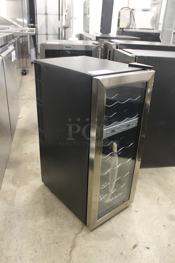BRAND NEW SCRATCH AND DENT! EdgeStar TWR215ESS Thermoelectric 21 Bottle Glass Door Wine Cooler. 115V. Tested And Working!  - Image 2 of 6
