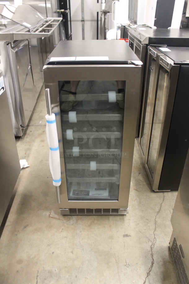 BRAND NEW SCRATCH AND DENT! Danby DWC031D1BSSPR Silhouette Stainless Steel Built-In 28 Bottle Wine Cooler. 115V. Tested And Working!  - Image 1 of 6