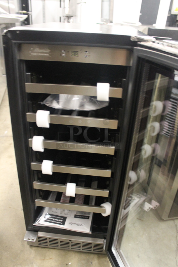 BRAND NEW SCRATCH AND DENT! Danby DWC031D1BSSPR Silhouette Stainless Steel Built-In 28 Bottle Wine Cooler. 115V. Tested And Working!  - Image 4 of 6