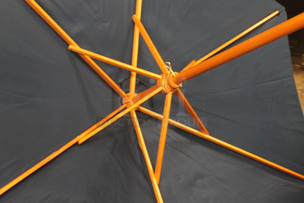 2 Outdoor Table Promotional Umbrellas For Finlandia Vodka Miller Lite With Box. 2 Times Your Bid! 69x54.5 and 69x44 - Image 9 of 11