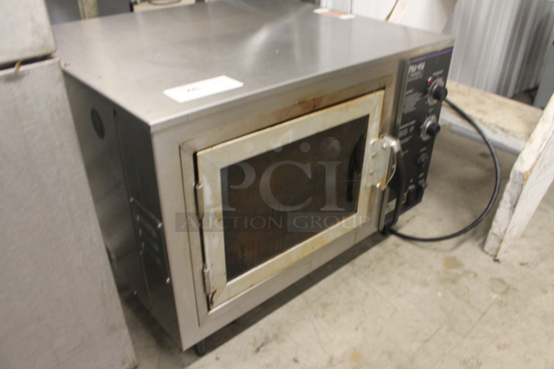 Nu-Vu XO-1 Commercial Stainless Steel Moving Air Premium Countertop Convection Oven. 120V, 1 Phase. Tested and Working! - Image 2 of 6