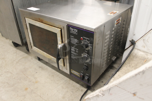 Nu-Vu XO-1 Commercial Stainless Steel Moving Air Premium Countertop Convection Oven. 120V, 1 Phase. Tested and Working! - Image 3 of 6