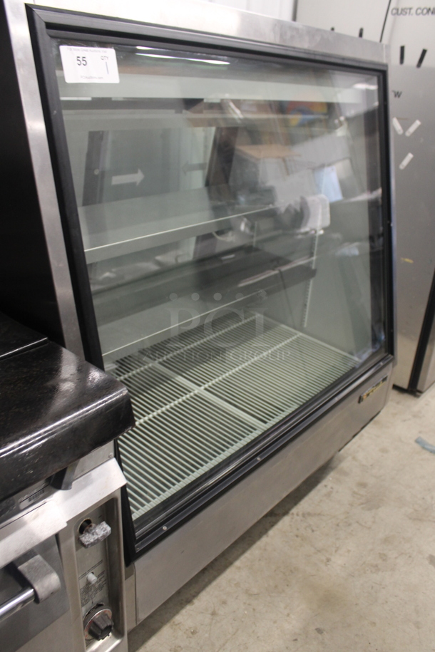 True TDBD-48-2 Commercial Stainless Steel Full Service Refrigerated Deli Case With Straight Glass. 115V, 1 Phase. Tested and Working! - Image 2 of 6