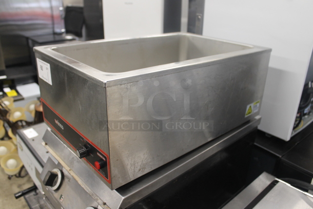 Winco FW-S500 Winco Commercial Stainless Steel Electric Countertop Food Warmer. 120V. Tested and Working! - Image 3 of 5