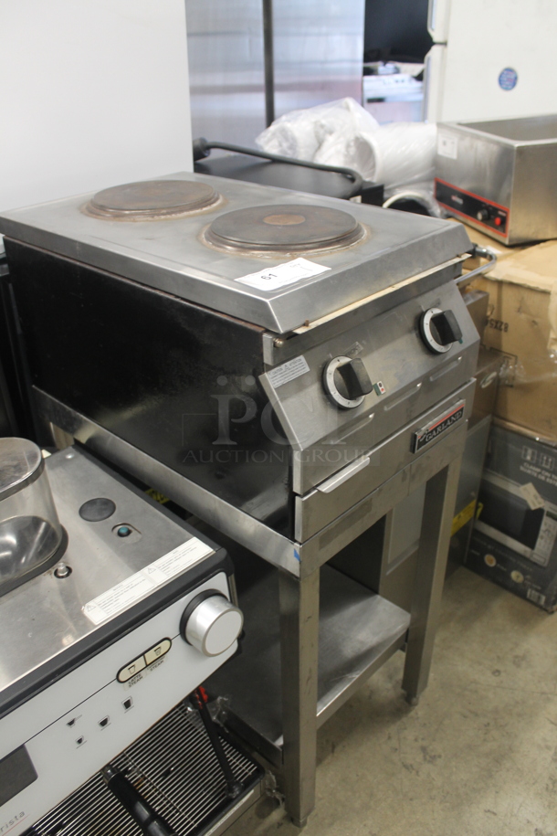 Garland ED-15THSE Commercial Stainless Steel 2 Solid Burner Electric Hot Plates On Equipment Stand. 208V, 3 Phase.  - Image 2 of 6