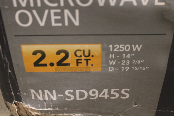 Panasonic NN-SD945S Stainless Steel Countertop Microwave Oven. 115 Volts, 1 Phase - Image 6 of 6