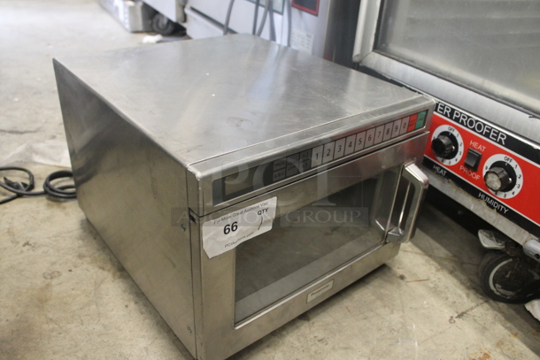 Panasonic 21523 Commercial Stainless Steel Countertop Microwave Oven With Touchpad. 240 Volts, 1 Phase - Image 2 of 5