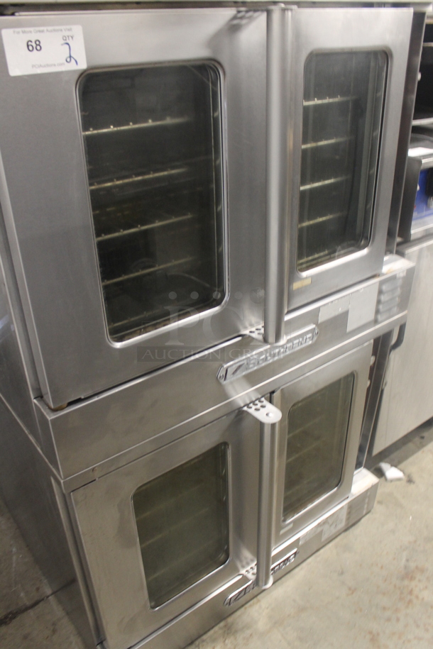 2 Southbend Commercial Stainless Steel Electric Powered Double Stack Convection Ovens With Steel Racks. 2 Times Your Bid!  - Image 2 of 8