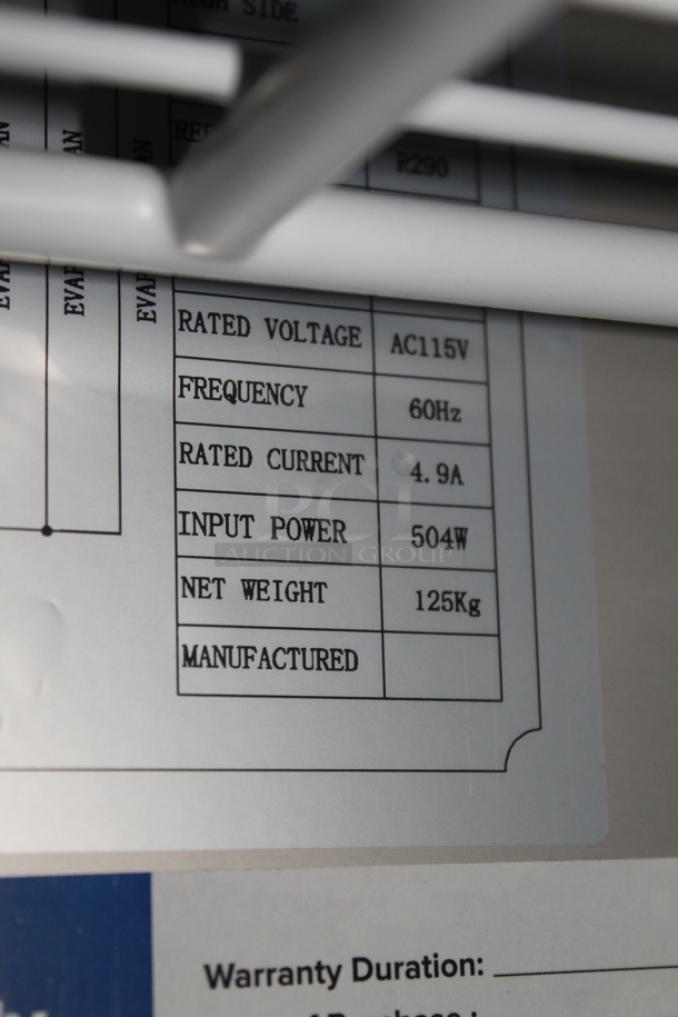 BRAND NEW SCRATCH AND DENT! Avantco 178SSCFT72HC Commercial Stainless Steel Refrigerated Salad Bar/Cold Food Table On Commercial Casters. 115V. Tested and Working!
 - Image 10 of 12