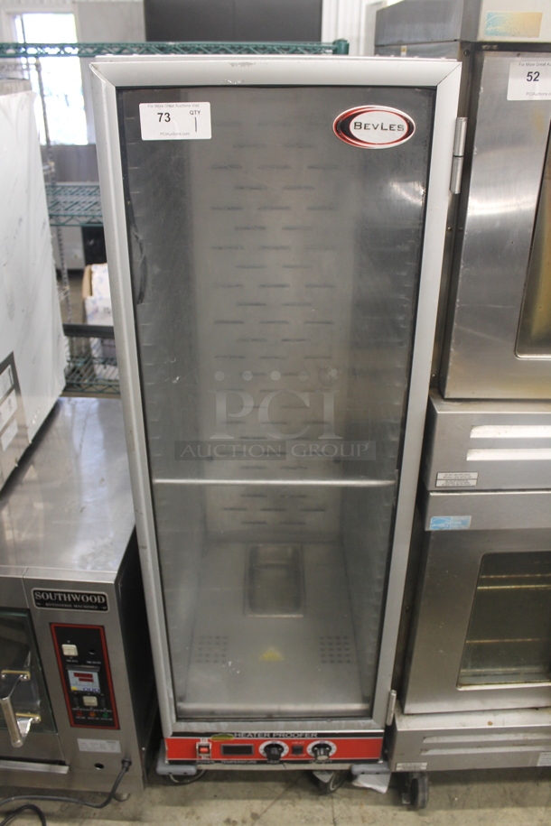 Bevles HPC-6836 Commercial Stainless Steel Heated Proofer/Holding Cabinet With Pan Racks On Commercial Casters. 120V. Cannot Test - Unit Was Previously Hardwired - Image 1 of 6