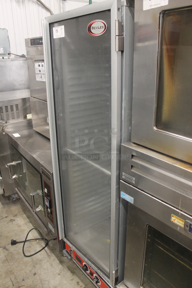 Bevles HPC-6836 Commercial Stainless Steel Heated Proofer/Holding Cabinet With Pan Racks On Commercial Casters. 120V. Cannot Test - Unit Was Previously Hardwired - Image 3 of 6