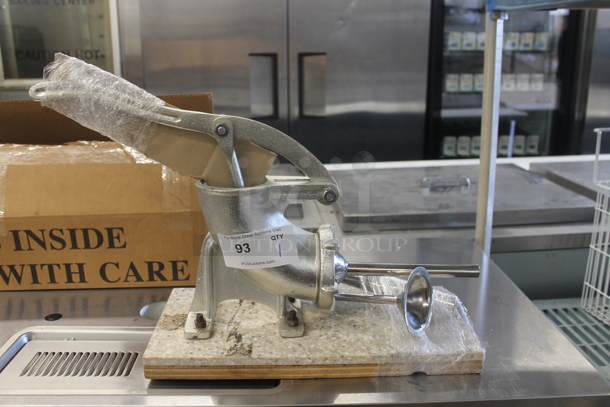 Commercial Stainless Steel Countertop Sausage Stuffer. - Image 1 of 4