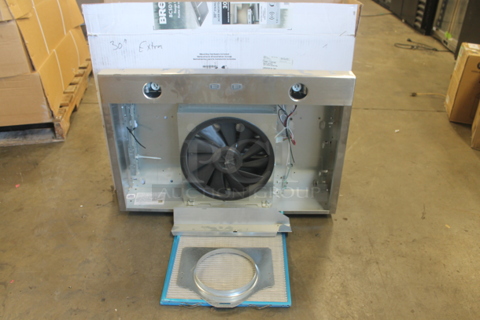 BRAND NEW SCRATCH AND DENT! Broan BCSD130SS Range Hood With Box. 120V. 