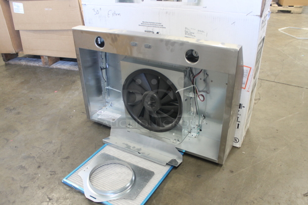 BRAND NEW SCRATCH AND DENT! Broan BCSD130SS Range Hood With Box. 120V.  - Image 3 of 5