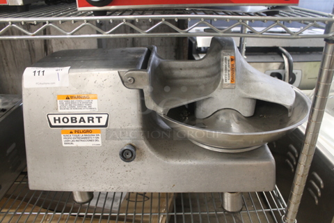 Hobart 8145 Commercial Stainless Steel Countertop Buffalo Chopper Food Processor On Galvanized Legs. 115V. Tested and Working!