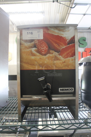 Nemco 7050 Commercial Stainless Steel Countertop Self-Serve Batter Dispenser. 