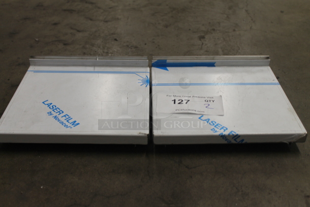 2 Stainless Steel Shelves. 2 Times Your Bid!  - Image 1 of 3