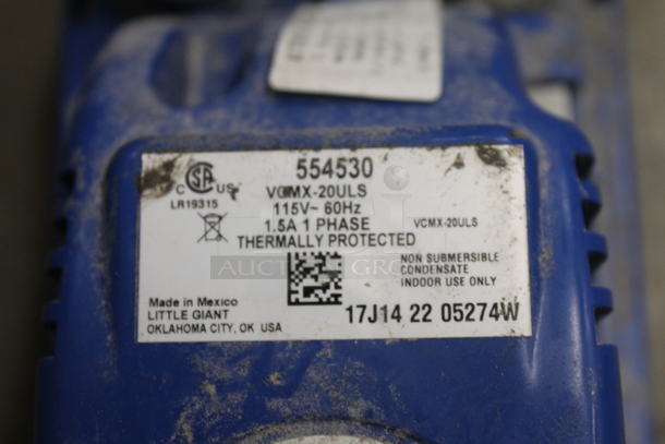Little Giant VCMX-20ULST NXTGen Condensate Removal Pump. 115V, 1 Phase.  - Image 4 of 4
