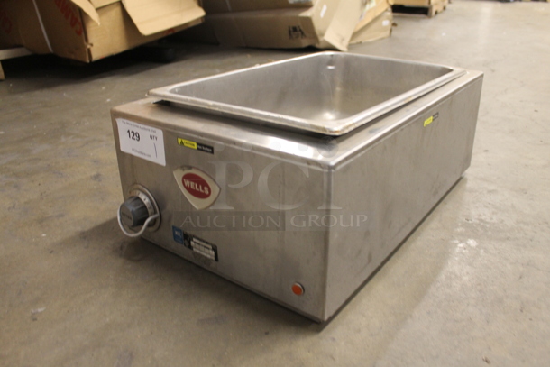 Wells SMPT Commercial Stainless Steel Heavy Duty Countertop Warmer. 120V. Tested and Working! - Image 3 of 4