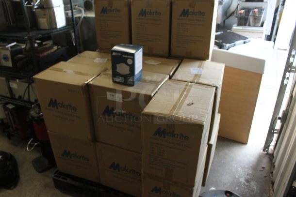 BRAND NEW! 21 Large Boxes Of Makrite 9500-N95S Disposable Respirators With 20 Per Box And 240 Pieces Per Large Box. 21 Times Your Bid!  - Image 3 of 5