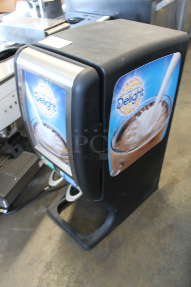 2017 Creamiser 215 Black Countertop Bulk Creaming Dispenser With 2 Flavor Options. 110V. Tested and Powers On But Does Not Get Cold - Image 3 of 6