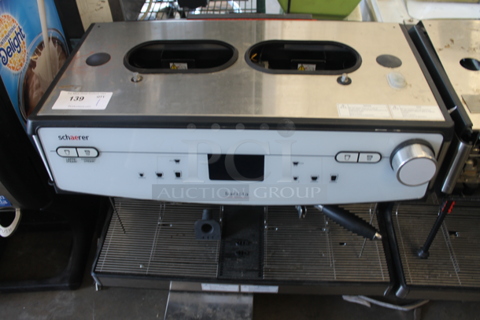 2018 Schaerer M03 Commercial Stainless Steel Countertop Espresso Machine With 2 Hoppers. 208/240V. 